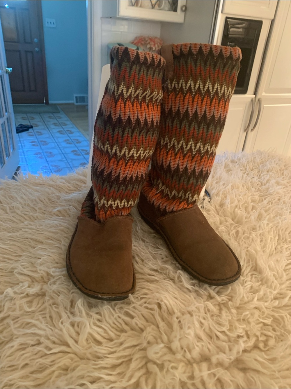 Keen Brown Suede Slip-On Boots - Picture 3 of 8